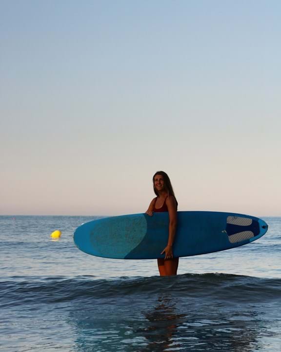 Annachiara Stenico ama fare surf e windsurf